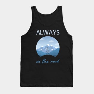 Always on the road - Backpacker Tank Top